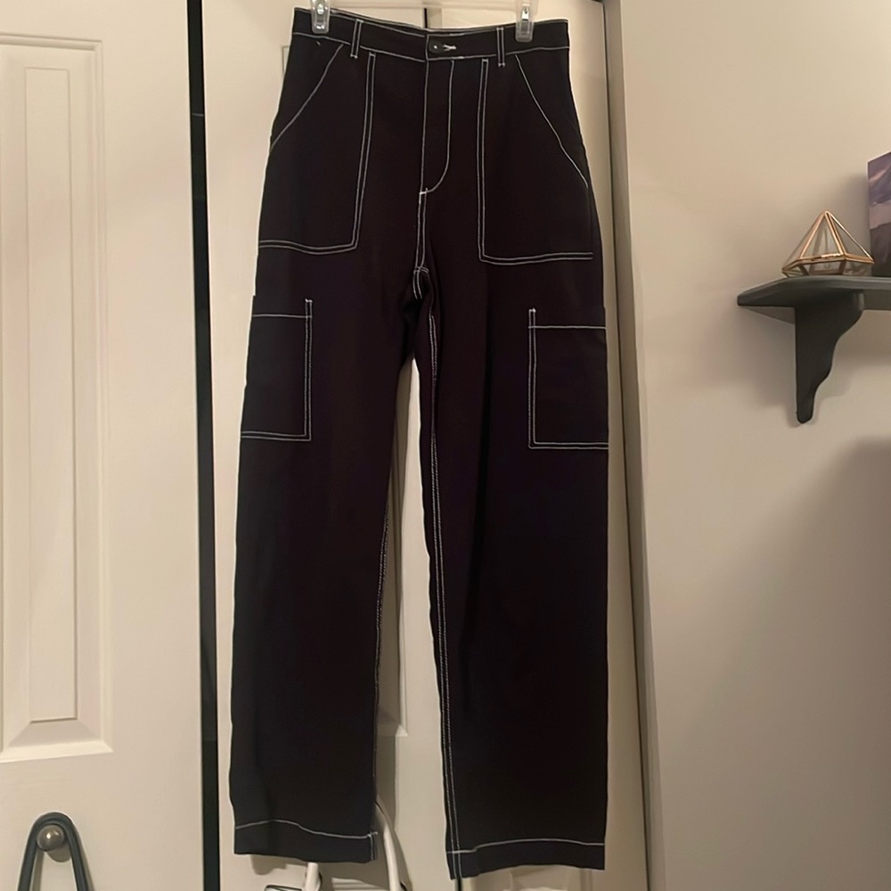 Canvas cargo pants